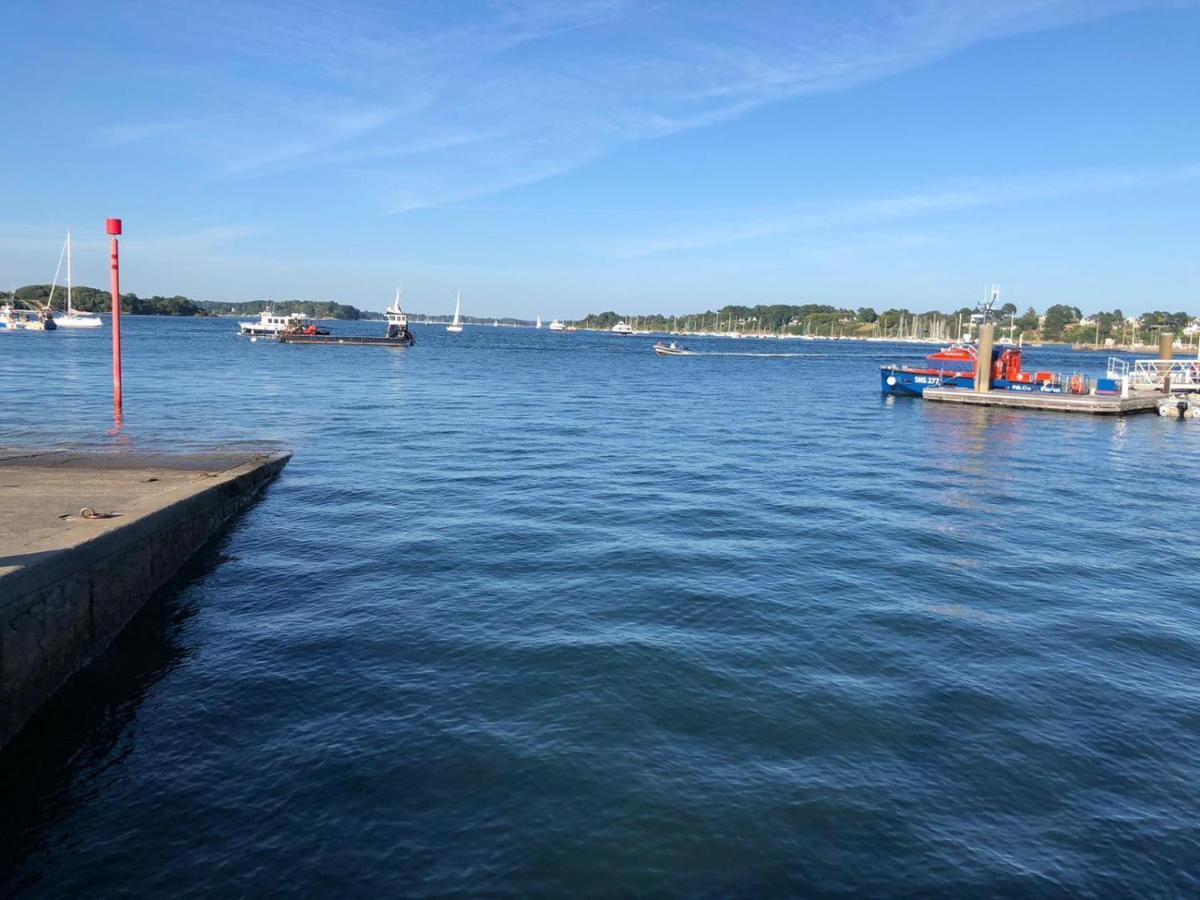 Maison Vue Mer Dans Le Golfe Du Morbihan 바덴 외부 사진